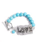 Lovely Stones - Blue - Paparazzi Bracelet Image
