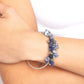 Dainty Deconstruction - Blue - Paparazzi Bracelet Image