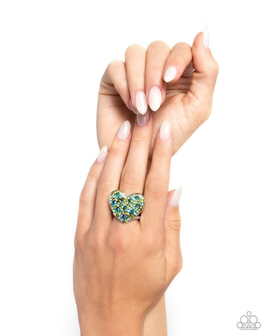 Extra Embellishment - Green - Paparazzi Ring Image