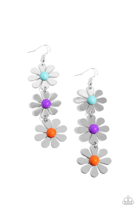 Daisy Dame - Purple - Paparazzi Earring Image