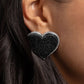 Glitter Gamble - Black - Paparazzi Earring Image