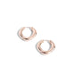 Monochromatic Makeover - Rose Gold - Paparazzi Earring Image