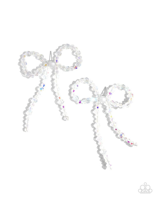 Butler Bowtie - Multi - Paparazzi Earring Image