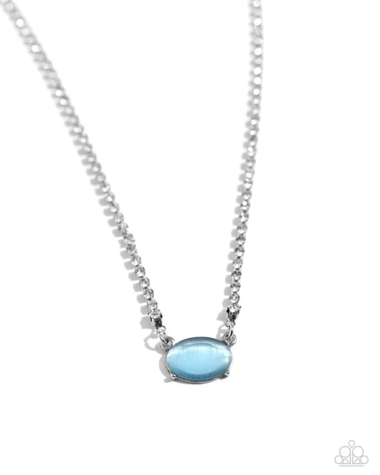 Dynamic Delicacy - Blue - Paparazzi Necklace Image
