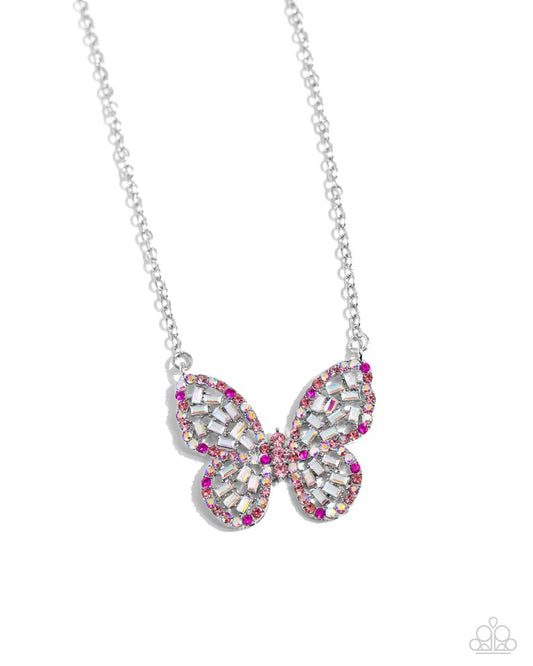 Aerial Academy - Pink - Paparazzi Necklace Image
