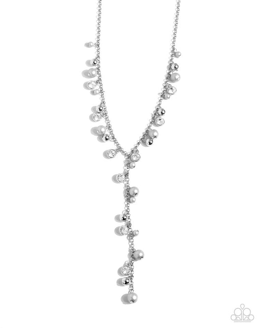 Noble Notion - Silver - Paparazzi Necklace Image