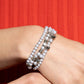 Sumptuous Stack - Silver - Paparazzi Bracelet Image