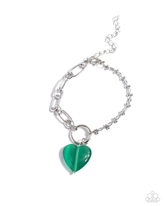 HEART Restoration - Green - Paparazzi Bracelet Image