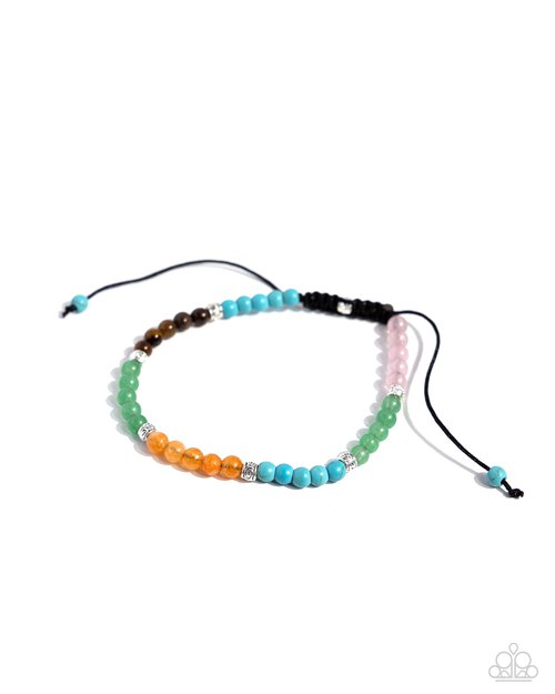 Multicolored Melody - Paparazzi Bracelet Image