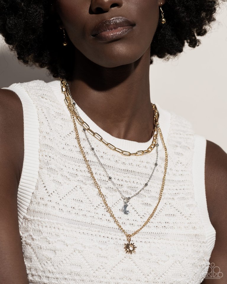 Celestial Craze - Multi - Paparazzi Necklace Image