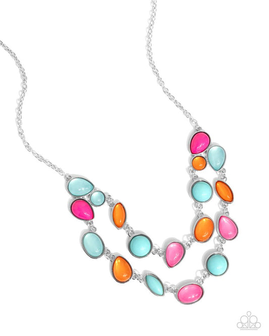 Variety Vogue - Pink - Paparazzi Necklace Image