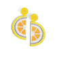 Lemon Leader - Yellow - Paparazzi Earring Image
