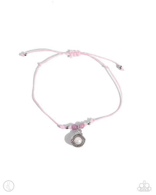 Oyster Overture - Pink - Paparazzi Bracelet Image