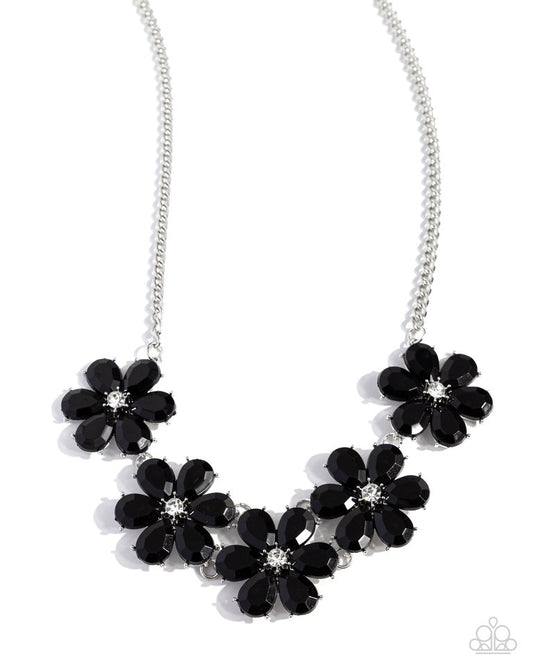 Floral Fun - Black - Paparazzi Necklace Image