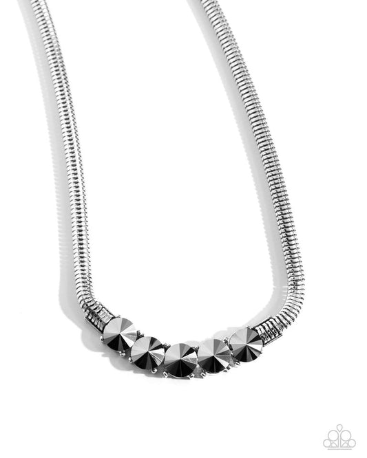 Musings Makeover - Silver - Paparazzi Necklace Image