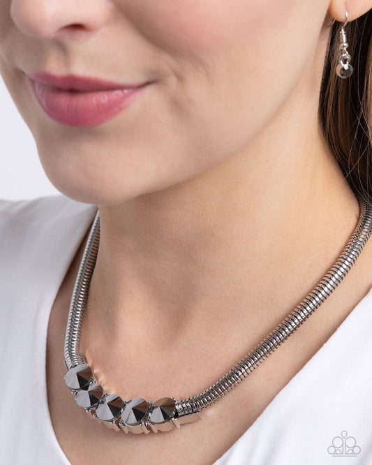 Musings Makeover - Silver - Paparazzi Necklace Image