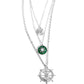 Anchor Arrangement - Green - Paparazzi Necklace Image
