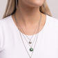 Anchor Arrangement - Green - Paparazzi Necklace Image