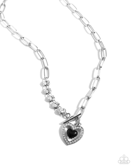 Soft-Hearted Style - Black - Paparazzi Necklace Image