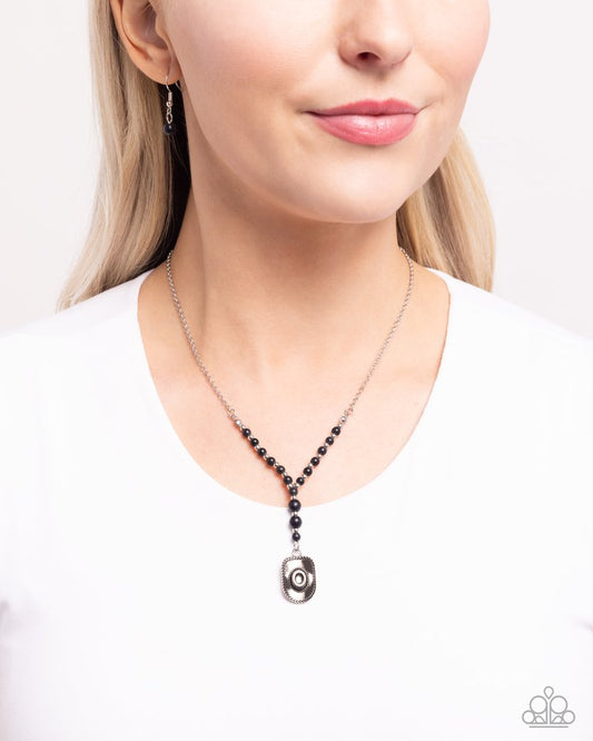 Southern Sheen - Black - Paparazzi Necklace Image