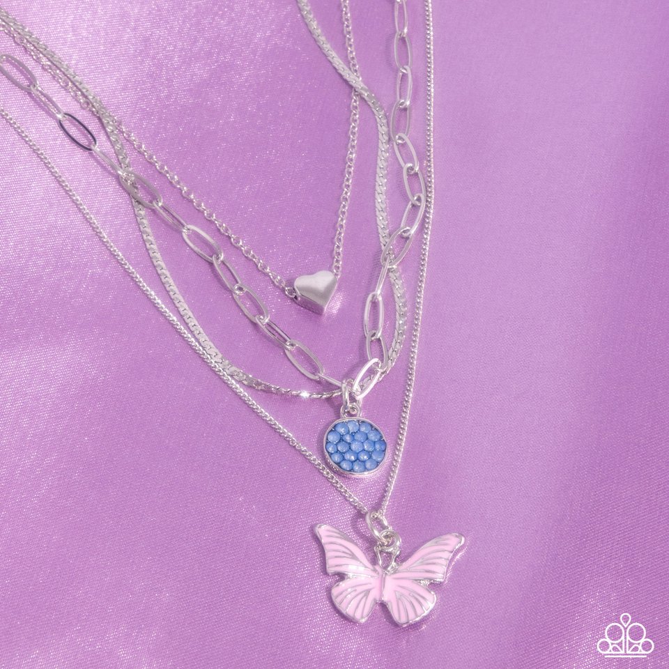 Whimsical Wardrobe - Pink - Paparazzi Necklace Image