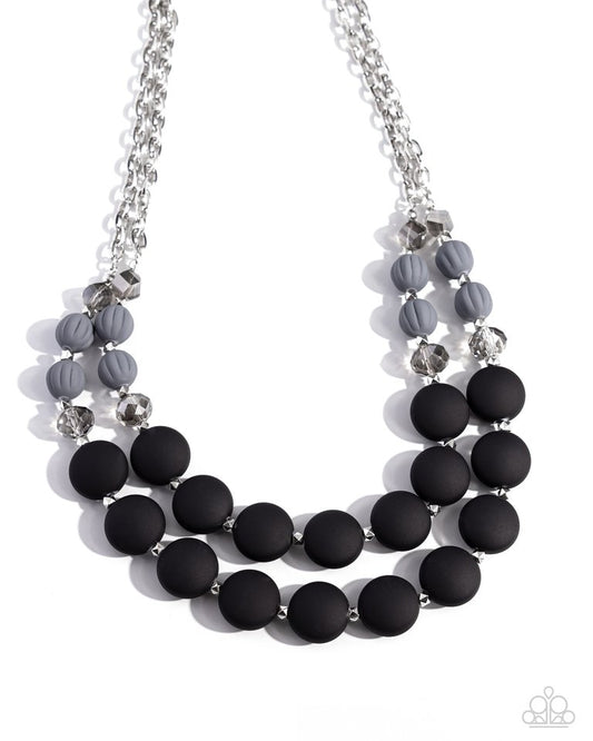 Whimsically Wealthy - Black - Paparazzi Necklace Image