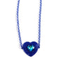 Locket Leisure - Blue - Paparazzi Necklace Image