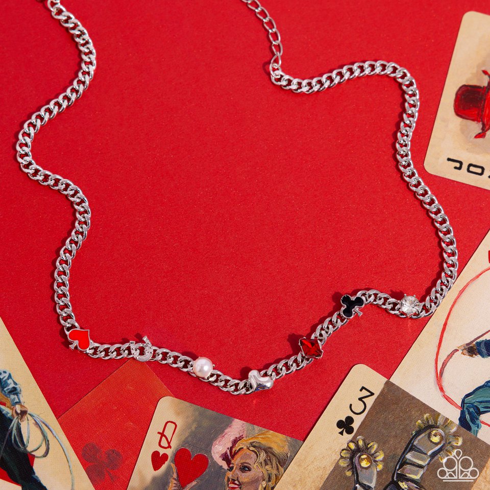 Vegas Vault - Red - Paparazzi Necklace Image