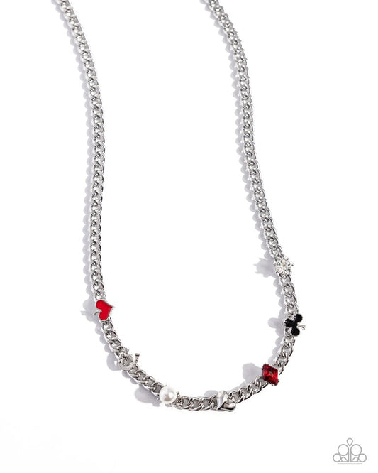 Vegas Vault - Red - Paparazzi Necklace Image