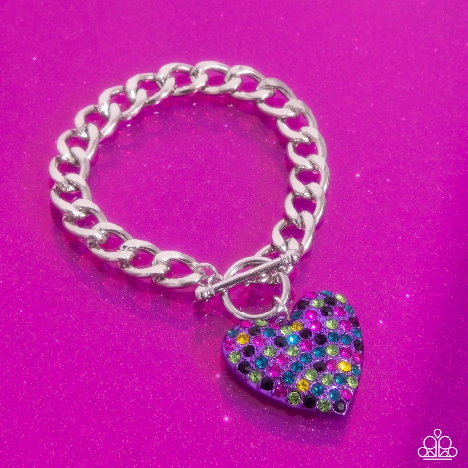 Enamored Elegance - Purple - Paparazzi Bracelet Image