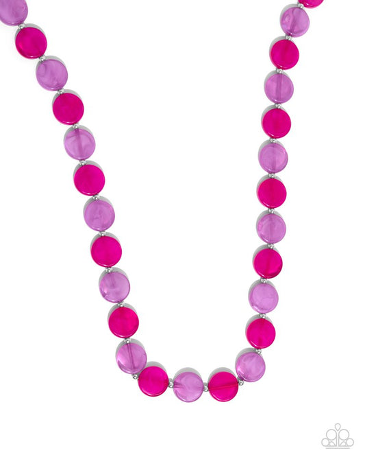 Bright Backdrop - Purple - Paparazzi Necklace Image