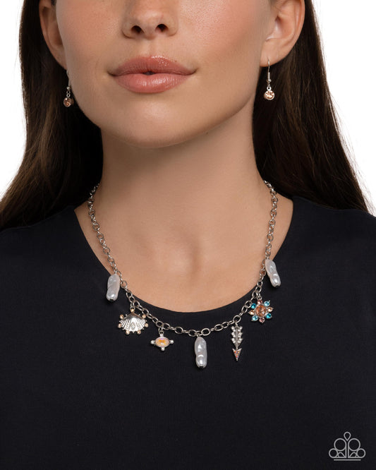 Broaching Beauty - Paparazzi Necklace Image