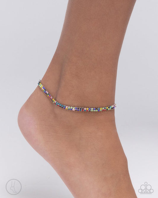 Adorable Anklet - Multi - Paparazzi Bracelet Image