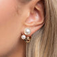 Sophisticated Socialite - Gold - Paparazzi Earring Image