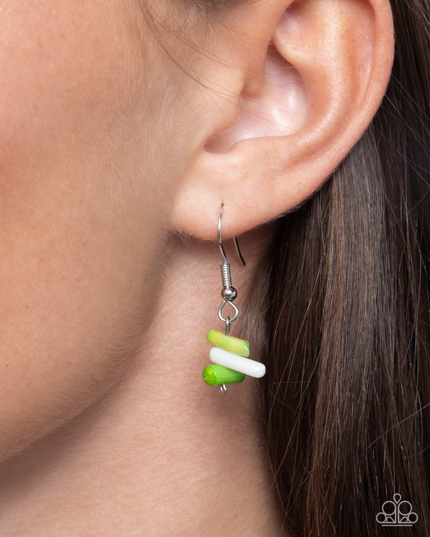 Multicolored Marathon - Green - Paparazzi Necklace Image