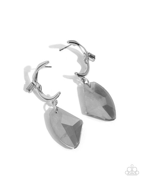 Savory Side - Silver - Paparazzi Earring Image