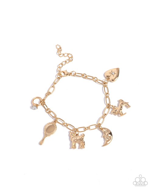 Hush Little Baby - Gold - Paparazzi Bracelet Image