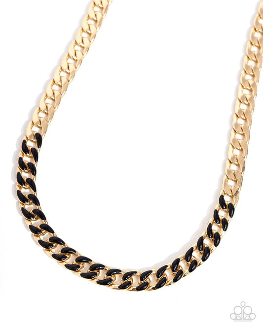 Painted Problem - Black - Paparazzi Necklace Image