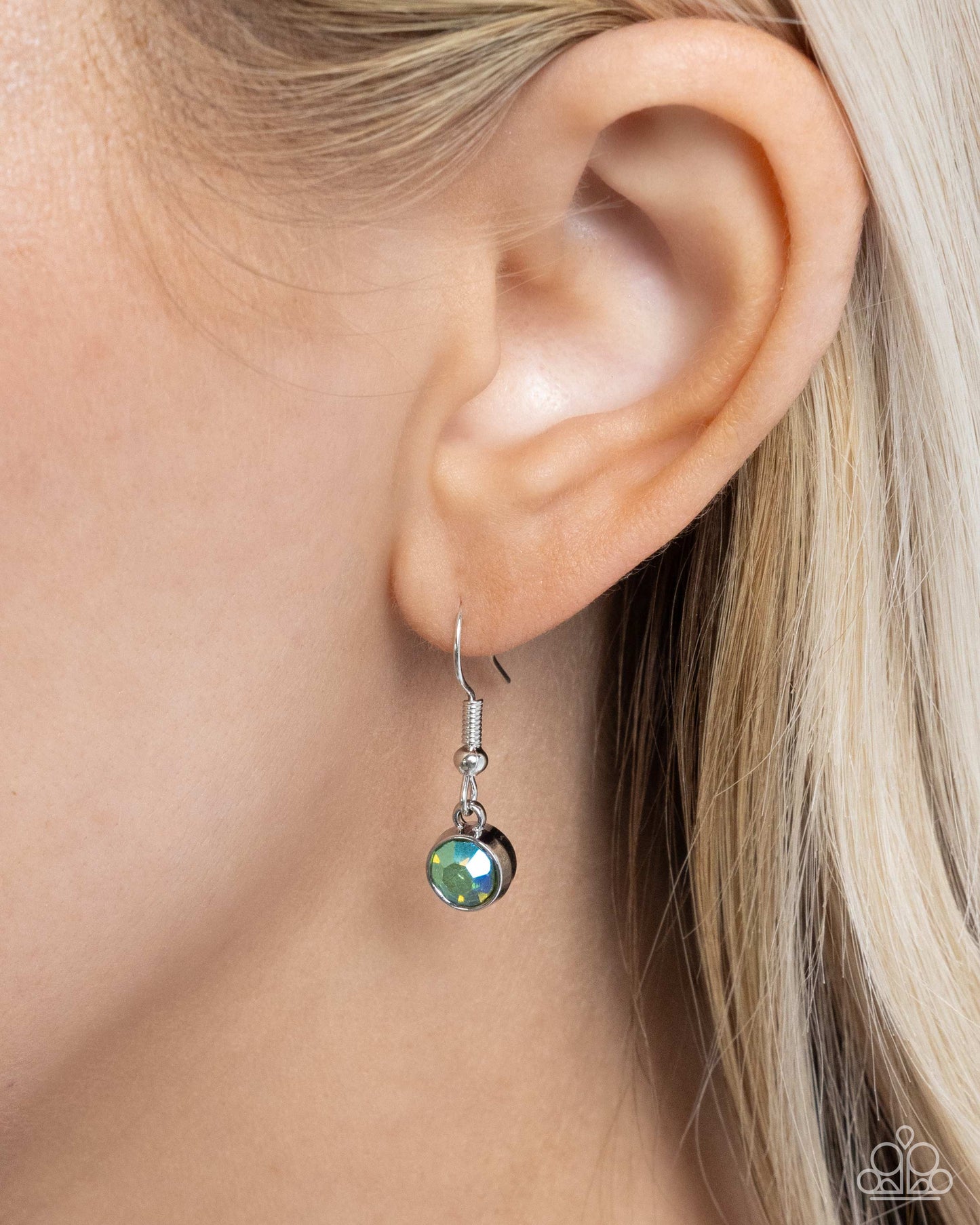 Anchored Accent - Green - Paparazzi Necklace Image