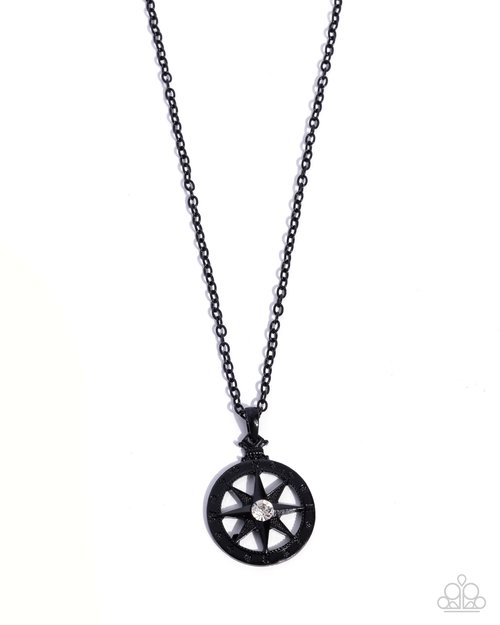 Natural Navigator - Black - Paparazzi Necklace Image