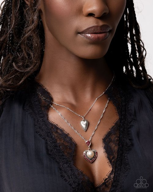 Abstract Affection - Red - Paparazzi Necklace Image