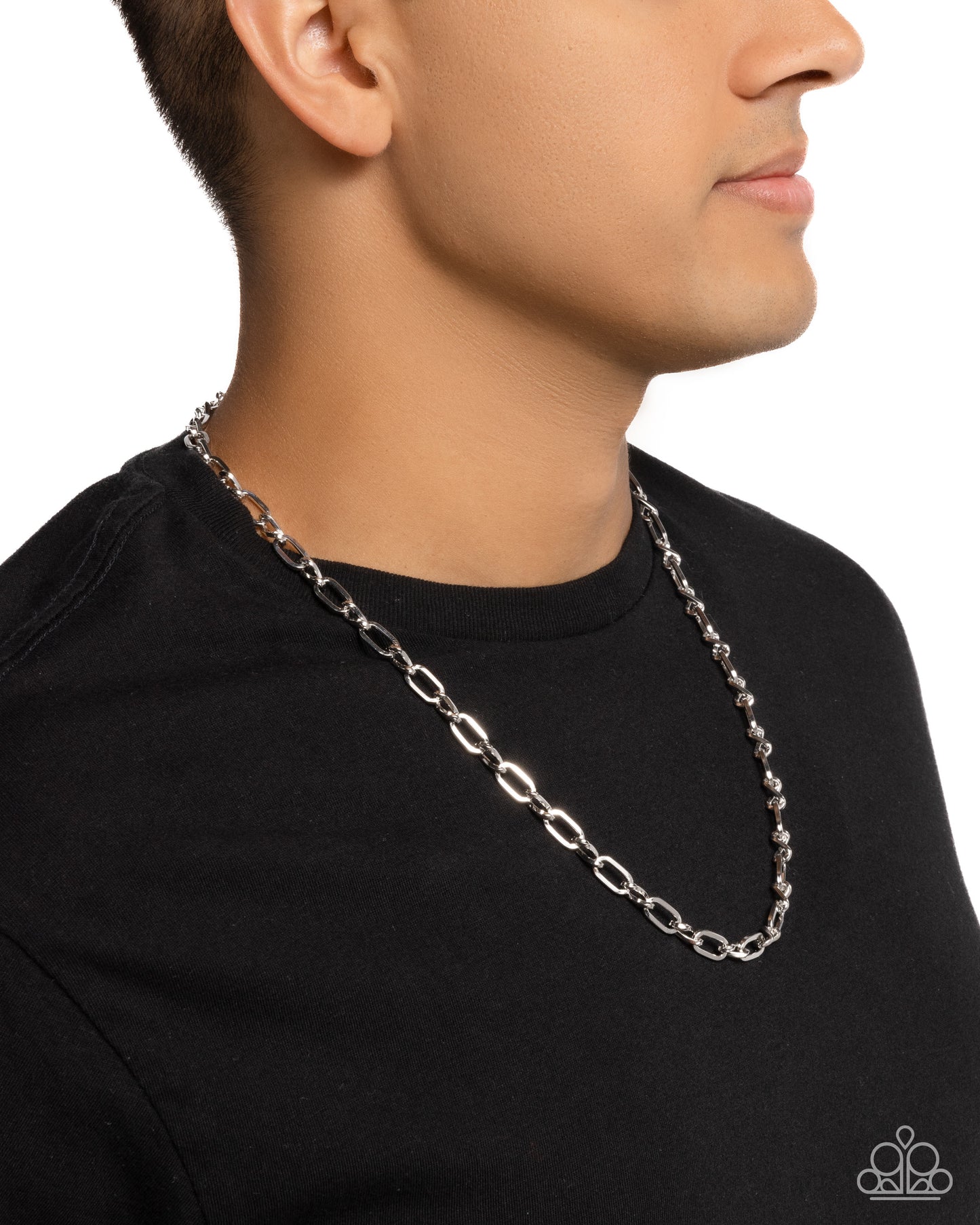 Mr. Steal Your Girl - Silver - Paparazzi Necklace Image
