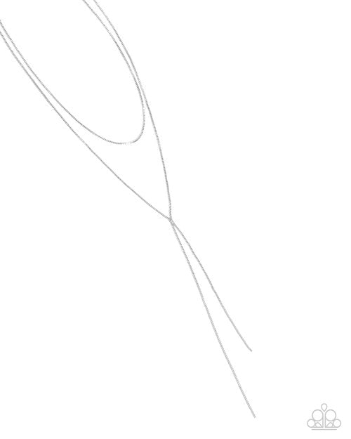 Paparazzi Necklace ~ Dutiful Dance - Silver