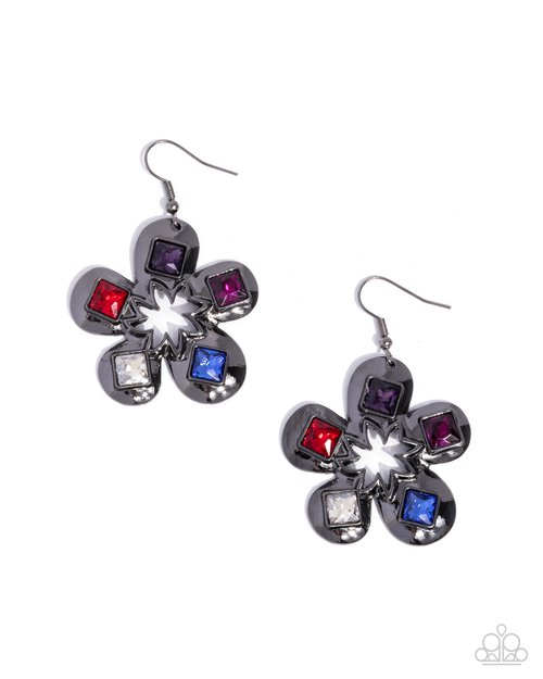 Circus Conservatory - Black - Paparazzi Earring Image
