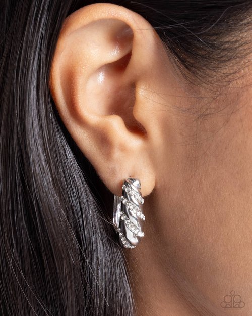 Paparazzi Earring Paved in Glitz Paparazzi Jewelry Online Store
