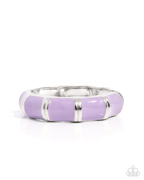 Pearlized Promise - Purple - Paparazzi Bracelet Image