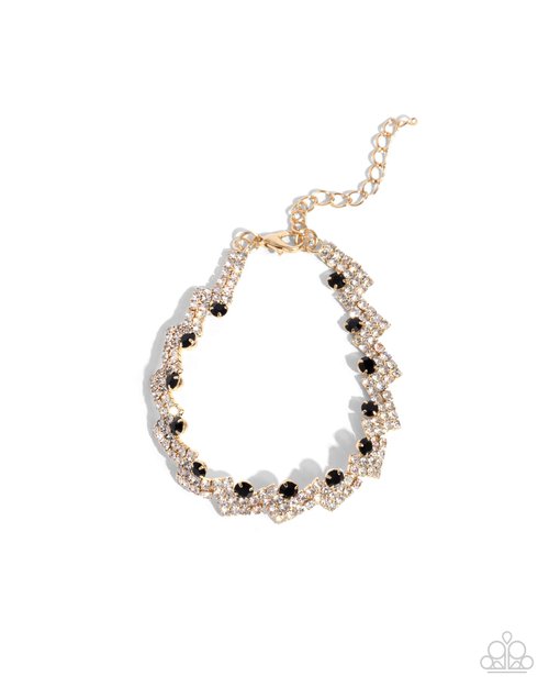 Fateful Finish - Black - Paparazzi Bracelet Image