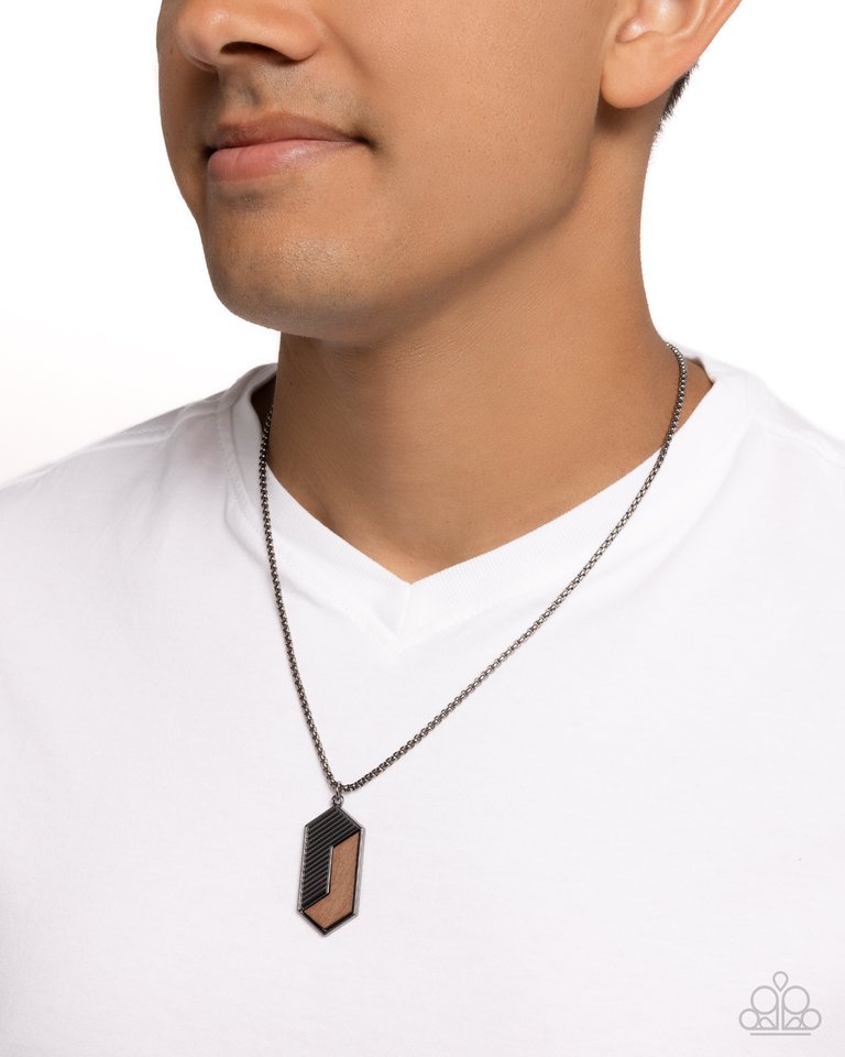 Paparazzi Necklace ~ WOODWORK Study - Black – Paparazzi Jewelry