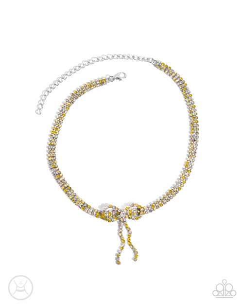 Buckingham Bow - Paparazzi Necklace Image