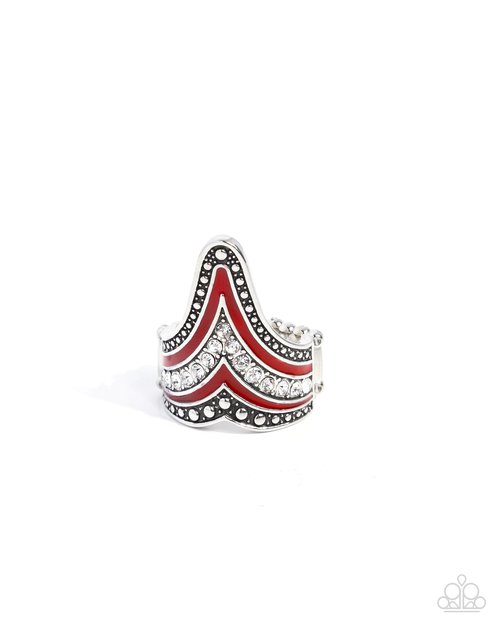 Piquant Promise - Red - Paparazzi Ring Image
